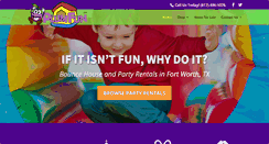 Desktop Screenshot of plumfunpartyrentals.com